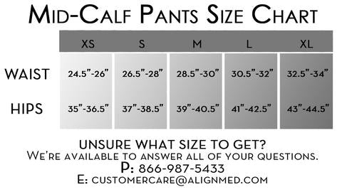 Capri Pants For Women size guide