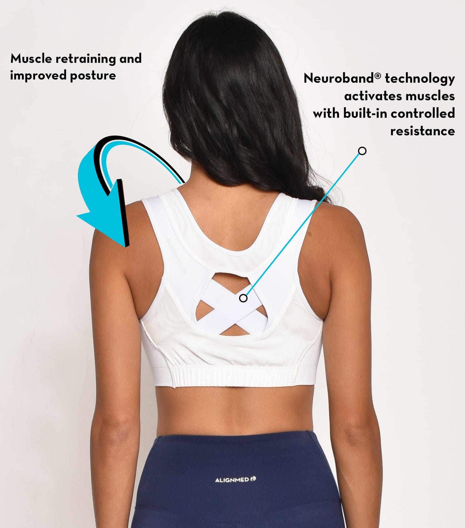 Rolewpy Front Closure Bras Women Posture Bras with Back Support Full  Coverage Wireless Tops Adjustable Posture Corrector (Nude, Large) at   Women's Clothing store