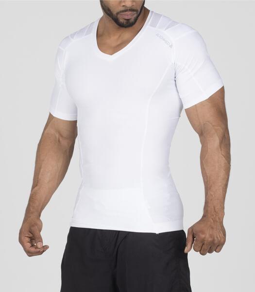Alignmed Posture Shirt ®, Gostei Demais, pois ela é muito confortável,  invisível para usar no dia a dia em baixo de outra camiseta ou camisa pois  não deixa marca, tecido