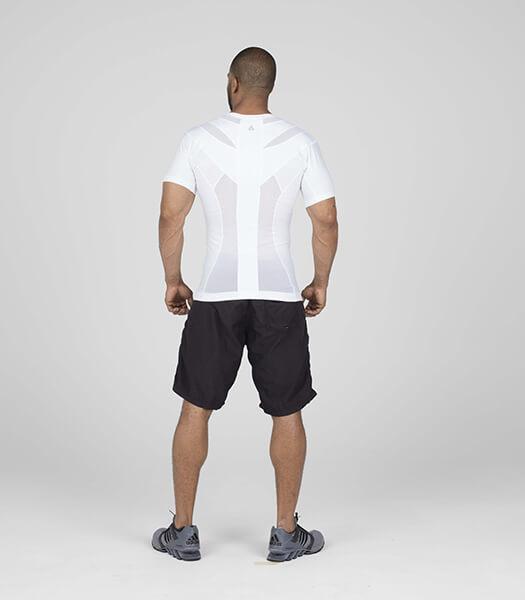 Camisa de postura ALIGNMED – camisa masculina com zíper, suporte
