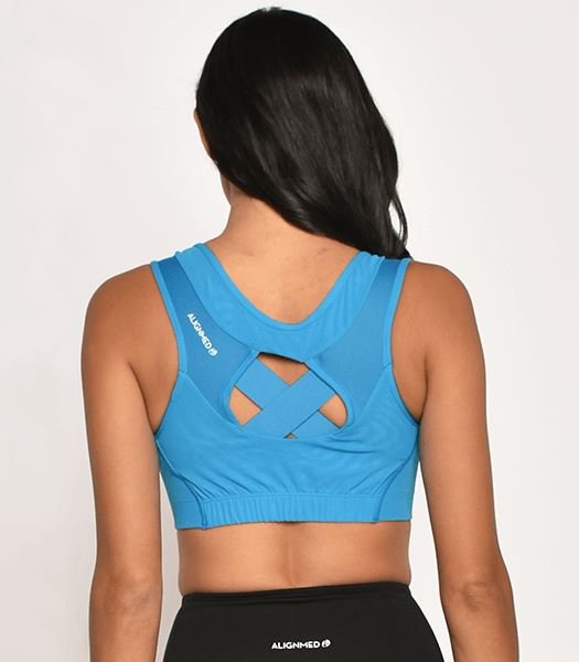 Superfine microfiber front zipper back posture adjustment sport bra (9396)  - WONDERS 温代詩Innerwear such as hight quality bras, sport bras and underwears