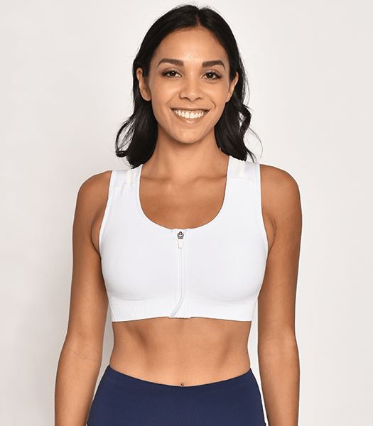 AlignMe™ Zipper Posture Sports Bra For Women - Alignmed