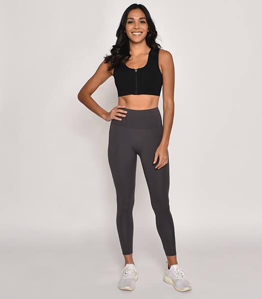 Woman's Lululemon Size 8 Black In Movement Leggings With Bilateral